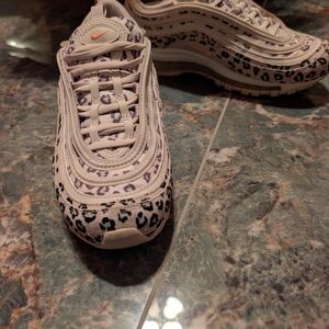 Nike Women's Leopard Print Sneakers - Black and White